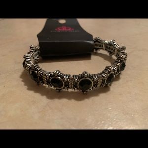 Black & silver bracelet
